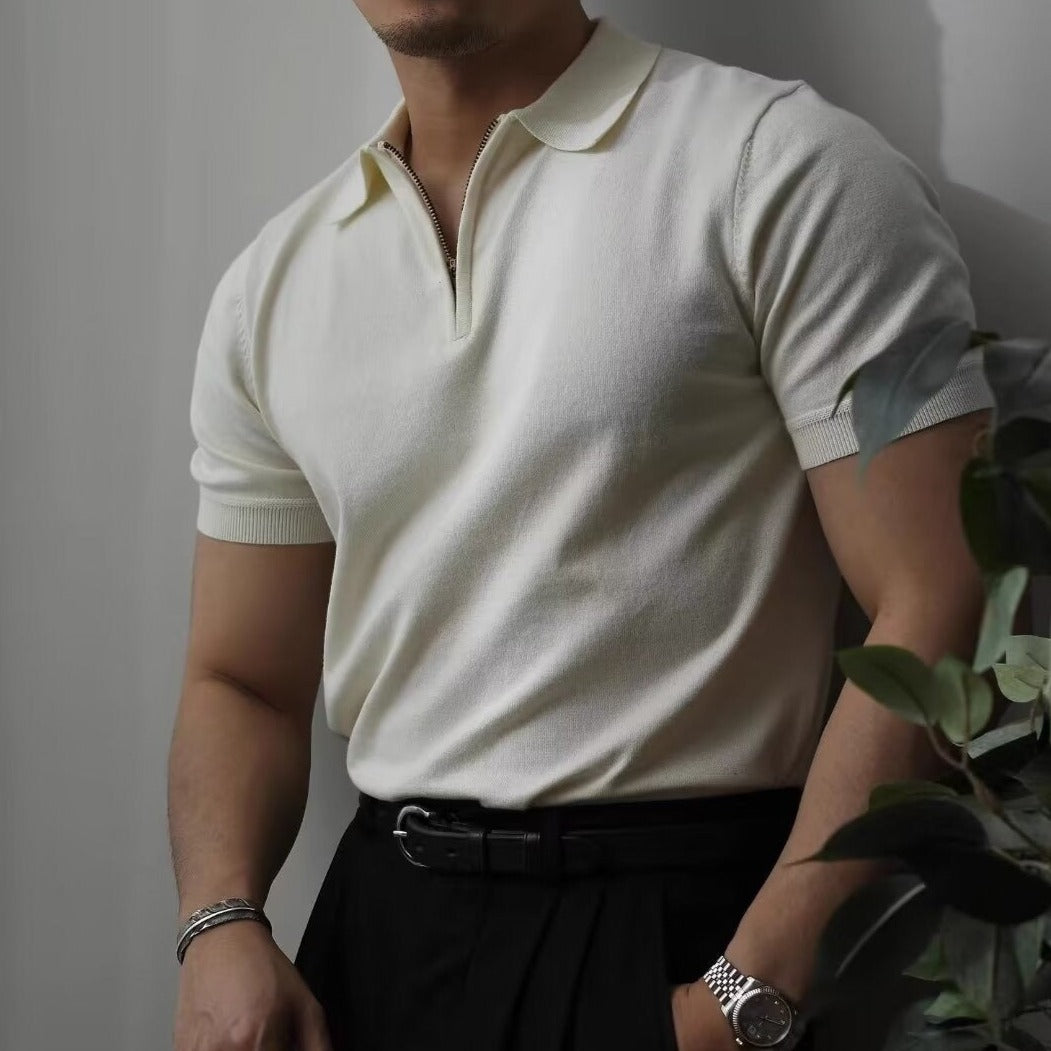 Harrison Quarter Zip Polo — photo 3