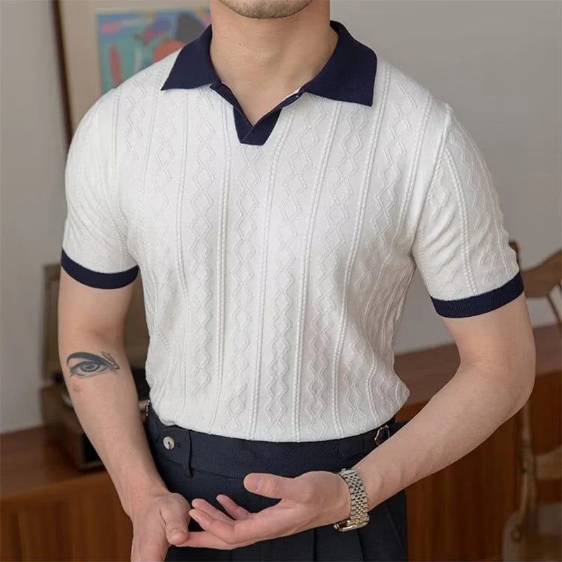 James Jacquard Polo