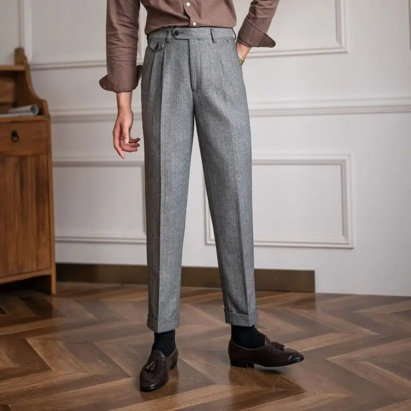 Arthur Wool Straight Pants — photo 7