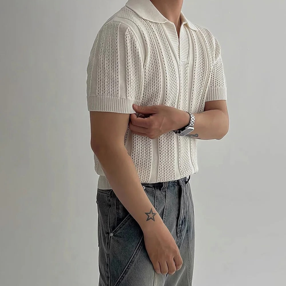 Vincent Knitted Polo — photo 2