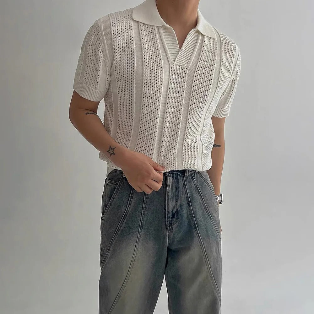 Vincent Knitted Polo — photo 3