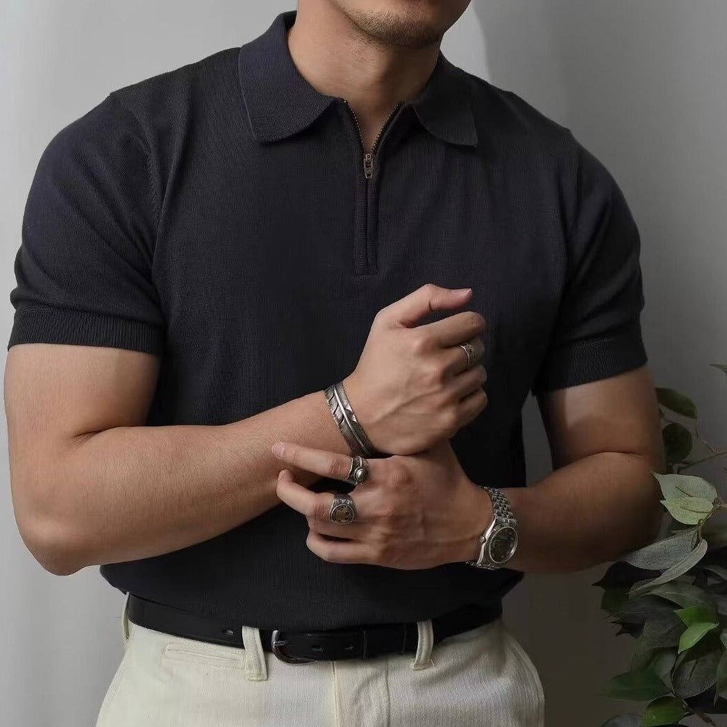 Harrison Quarter Zip Polo — photo 6