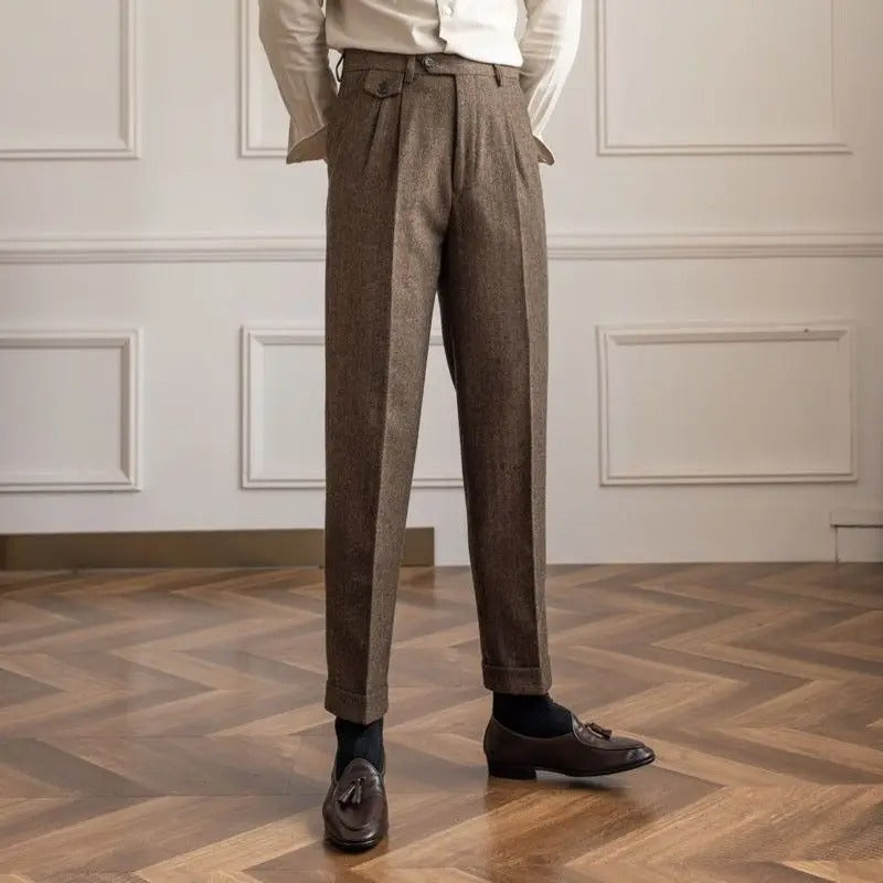 Arthur Wool Straight Pants